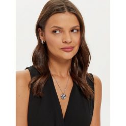Naszyjnik Guess. Szare naszyjniki Guess, srebrne. Za 209.99 zł.