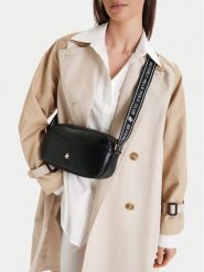 Beverly Hills Polo Club Torebka CEO-BHPC-C-015-09 Czarny. Czarne listonoszki Beverly Hills Polo Club, bez wzorów, z materiału, bez dodatków. Za 199.99 zł.