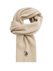 U.S. Polo Assn. Szal w kolorze beżowym rozmiar: onesize. Brązowe szaliki i kominy U.S. Polo Assn., bez wzorów, z kaszmiru. Za 166.10 zł.