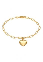 Elli Damska z srecem miłości Oval Trend w srebrze 925 Sterling Silver Bransoletki 1 ct Damski. Szare bransoletki Elli, srebrne. Za 293.99 zł.