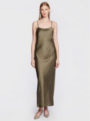 Herskind Sukienka wieczorowa Binji 4637370 Zielony Regular Fit. Zielone sukienki Herskind, bez wzorów, z wiskozy, wizytowe, bez kołnierzyka, bez ramiączek. Za 639.99 zł.