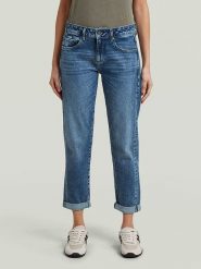 G-Star Dżinsy - Boyfriend fit - w kolorze niebieskim rozmiar: W32/L30. Niebieskie jeansy G-Star, l, z aplikacjami, klasyczne. Za 274.88 zł.