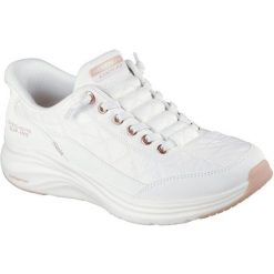 Buty sportowe damskie Skechers Contour Foam Golden Hour. Białe buty sportowe lifestyle Skechers, bez wzorów, z syntetyku, sportowe, bez zapięcia. Za 369.99 zł.