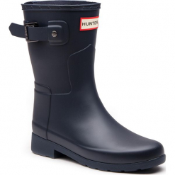 Kalosze HUNTER - Original Refined Short WFS1098RMA Navy. Niebieskie kalosze Hunter, z kauczuku. Za 599.00 zł.