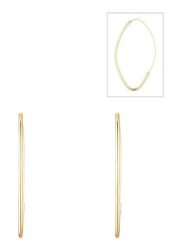 OR ÉCLAT Złote kolczyki-kreole "Eternal" rozmiar: onesize. Żółte kolczyki Or Éclat, złote. Za 367.22 zł.