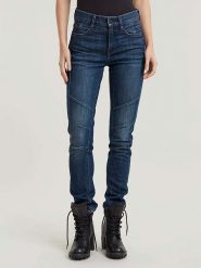G-Star Dżinsy - Slim fit - w kolorze niebieskim rozmiar: W27/L32. Niebieskie jeansy G-Star, l, z aplikacjami, z bawełny, klasyczne. Za 176.50 zł.