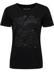 Alpine Pro Koszulka funkcyjna "Grema 2" w kolorze czarnym rozmiar: L. Czarne t-shirty sportowe Alpine Pro, l, bez wzorów, bez ramiączek, outdoorowe. Za 87.45 zł.