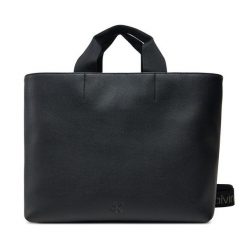 Torebka Calvin Klein Jeans. Czarne torebki klasyczne Calvin Klein Jeans, bez wzorów, z jeansu, klasyczne, bez dodatków. Za 309.99 zł.