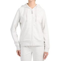 Bluza damska 4F z kapturem, regular fit. Szare bluzy 4f, m, bez wzorów, z bawełny, sportowe, bez ramiączek, z kapturem. Za 120.99 zł.