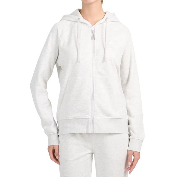 Bluza damska 4F z kapturem, regular fit. Szare bluzy 4f, s, bez wzorów, z bawełny, sportowe, bez ramiączek, z kapturem. Za 120.99 zł.