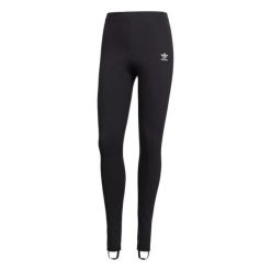 Damskie legginsy Adidas SC LEGGING DH2754. Czarne legginsy adidas, bez wzorów, z bawełny, sportowe. Za 130.17 zł.