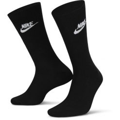 SKARPETY Nike Sportswear Everyday. Czarne skarpetki Nike, bez wzorów, z poliesteru. Za 76.99 zł.