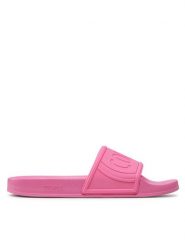 Colmar Klapki Slipper Logo 143 Różowy. Czerwone klapki Colmar, bez wzorów, z tworzywa sztucznego, bez obcasa, bez zapięcia. Za 149.99 zł.