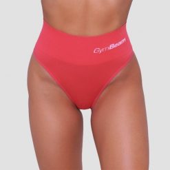 Figi damskie brazylijskie bezszwowe różowe 2Pack. Czerwone figi GYMBEAM, bez wzorów, z elastanu. Za 55.90 zł.