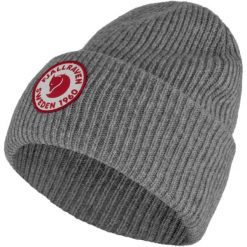 Czapka zimowa Fjallraven 1960 Logo Hat - grey. Szare czapki zimowe Fjällräven, bez wzorów, sportowe. Za 240.99 zł.