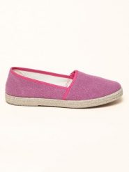 Kitz-pichler Espadryle "Camping Linen uni V" w kolorze fioletowym rozmiar: 36. Różowe espadryle kitz-pichler, bez wzorów, z materiału, z okrągłym noskiem, bez obcasa. Za 165.99 zł.