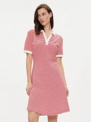 Tommy Hilfiger Sukienka letnia WW0WW41567 Czerwony Regular Fit. Czerwone sukienki Tommy Hilfiger, s, bez wzorów, z bawełny, bez kołnierzyka, bez ramiączek. Za 499.99 zł.