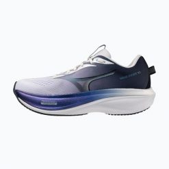 Buty do biegania Mizuno Wave Rider 30. Niebieskie buty do biegania Mizuno, bez wzorów, z materiału, bez zapięcia, do biegania, mizuno wave. Za 629.99 zł.