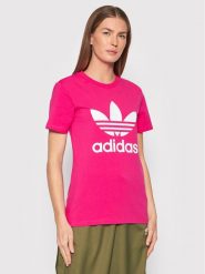Adidas T-Shirt adicolor Classics Trefoil HG3785 Różowy Regular Fit. Czerwone t-shirty adidas, bez wzorów, z bawełny, bez kołnierzyka, bez ramiączek. Za 129.99 zł.