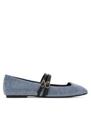 Liu Jo Baleriny Brigitte 06 SF5113 TX365 Niebieski. Niebieskie baleriny Liu Jo, bez wzorów, z materiału, bez obcasa, bez zapięcia. Za 339.99 zł.