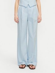 JJXX Spodnie materiałowe Ellis 12248958 Błękitny Wide Leg. Niebieskie spodnie materiałowe JJXX, bez wzorów, z materiału. Za 159.99 zł.