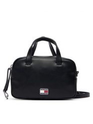 Tommy Jeans Torebka Tjw City Trunk Crossover AW0AW18084 Czarny. Czarne torebki klasyczne Tommy Jeans, bez wzorów, z jeansu, bez dodatków. Za 529.99 zł.