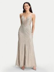 Hey Kyla Sukienka wieczorowa 5AK024HK Srebrny Regular Fit. Szare sukienki Hey Kyla, bez wzorów, z syntetyku, wizytowe, bez kołnierzyka, bez ramiączek. Za 1,519.00 zł.