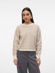 Vero Moda Sweter w kolorze beżowym rozmiar: S. Brązowe swetry Vero Moda, s, bez wzorów, bez ramiączek. Za 79.21 zł.