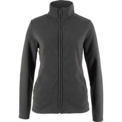 Bluza rozpinana z polaru z wpuszczanymi kieszeniami bonprix szary melanż. Bluzy bez kaptura bonprix. Za 29.99 zł.
