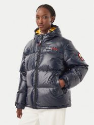 Tommy Jeans Kurtka puchowa Alaska DW0DW23802 Granatowy Oversize. Niebieskie kurtki Tommy Jeans, m, bez wzorów, z jeansu, bez kaptura. Za 1,299.00 zł.