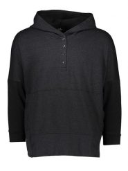 Milan Kiss Bluza w kolorze czarnym rozmiar: S. Czarne bluzy Milan Kiss, s, bez wzorów, z bawełny, bez ramiączek, z kapturem. Za 101.23 zł.