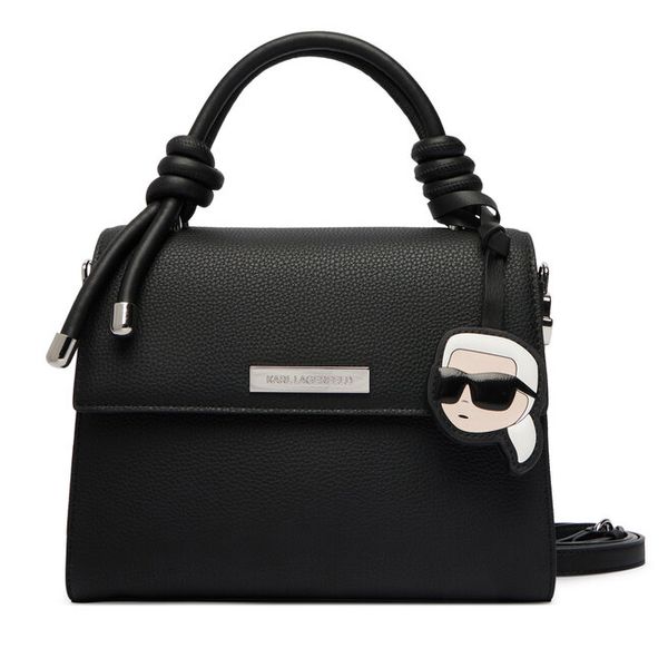 Torebka KARL LAGERFELD. Czarne torebki klasyczne KARL LAGERFELD, bez wzorów, bez dodatków. Za 849.99 zł.