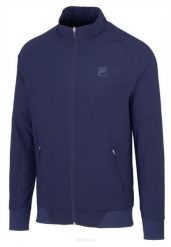 Bluza tenisowa Fila Jacket Aston. Niebieskie bluzy bez kaptura Fila, l, bez wzorów, z materiału, bez kaptura, na fitness i siłownię. Za 264.99 zł.