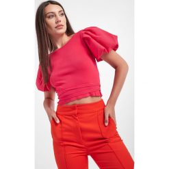 Bluzka LIU JO. Różowe bluzki Liu Jo, s, bez wzorów, z wiskozy, bez kołnierzyka, bez ramiączek. Za 689.00 zł.