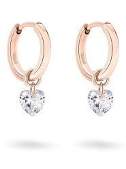 Tamaris Kolczyki-kreole z cyrkoniami rozmiar: onesize. Kolczyki Tamaris, z cyrkonią, ze stali. Za 131.43 zł.