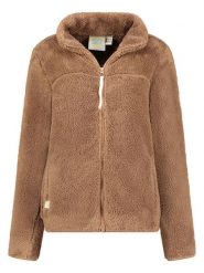 Geographical Norway Kurtka polarowa "Upaz" w kolorze jasnobrązowym rozmiar: XXL. Brązowe kurtki Geographical Norway, xxl, bez wzorów, z polaru, bez kaptura. Za 100.04 zł.