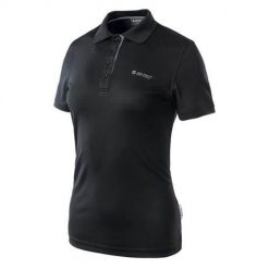 Koszulka sportowa damska Hi-Tec Site. Czarne t-shirty sportowe Hi-tec, s, bez wzorów, bez ramiączek. Za 121.00 zł.