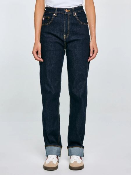 Jeansy damskie granatowe Avril 799. Niebieskie jeansy BIG STAR, l, bez wzorów, z denimu, eleganckie. W wyprzedaży za 249.99 zł.