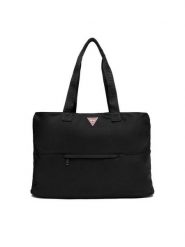 Guess Jeans Torebka CWBEO-GUESS-XC-004-09 Czarny. Czarne torebki klasyczne Guess Jeans, z aplikacjami, z jeansu, bez dodatków. Za 249.99 zł.