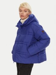 Save The Duck Kurtka puchowa D31904W RECY19 Niebieski Relaxed Fit. Niebieskie kurtki Save the duck, bez wzorów, z puchu, bez kaptura. Za 799.99 zł.