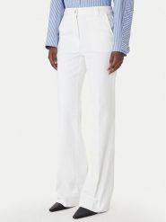 Marella Jeansy Esodo 2613131034 Biały Flare Fit. Białe jeansy Marella, bez wzorów, z bawełny. Za 749.99 zł.