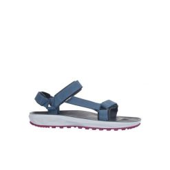 Sandały trekkingowe damskie Super Hike Leather Women. Fioletowe sandały Lizard, bez wzorów, klasyczne, bez obcasa, bez zapięcia. Za 579.99 zł.