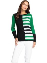 WITT WEIDEN Sweter w kolorze zielonym rozmiar: 36. Zielone swetry WITT WEIDEN, bez wzorów, ze splotem, bez ramiączek. Za 92.42 zł.