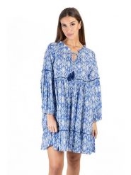 Isla Bonita by SIGRIS Sukienka w kolorze niebieskim rozmiar: XL. Niebieskie sukienki Isla Bonita by SIGRIS, na co dzień, xl, bez wzorów, z bawełny, bez kołnierzyka, bez ramiączek, midi, proste. Za 154.07 zł.