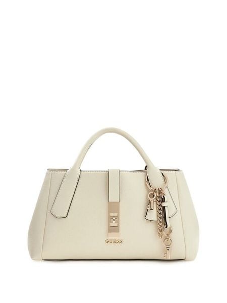 Guess Torebka 180094 Beżowy. Białe torebki klasyczne Guess, z aplikacjami, ze skóry, bez dodatków. Za 380.99 zł.