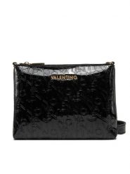 Valentino Torebka Geranium VBS8P817 Czarny. Czarne kopertówki Valentino, bez wzorów, ze skóry, wizytowe, bez dodatków. Za 229.99 zł.