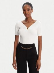 Marciano Guess Sweter 5YGR02 5875Z Biały Regular Fit. Białe swetry Marciano Guess, xl, z aplikacjami, z wiskozy, bez ramiączek. Za 364.00 zł.