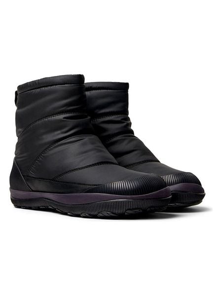 Camper Skórzane botki zimowe w kolorze czarnym rozmiar: 40. Czarne botki Camper, bez wzorów, z materiału, eleganckie, bez obcasa, bez zapięcia. Za 609.95 zł.
