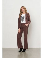 &Co Woman Spodnie "Perrine" w kolorze brązowym rozmiar: XXL. Brązowe spodnie materiałowe &Co Woman, bez wzorów, z materiału. Za 252.94 zł.