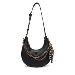 Torebka Guess. Czarne torebki klasyczne Guess, z aplikacjami, klasyczne, bez dodatków. Za 589.99 zł.